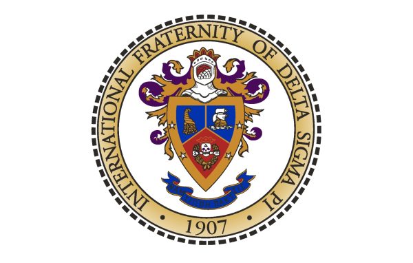 The Delta Sigma Pi (DSP) offical fraternity seal. Image provided by DSP.