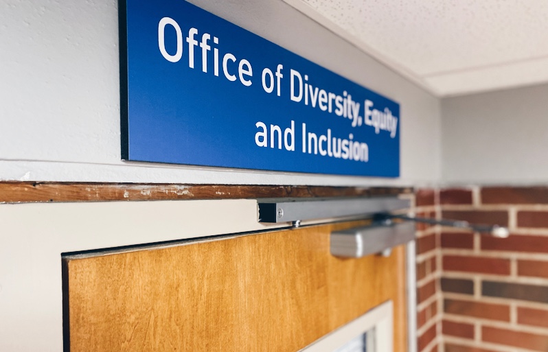 Rockhurst's Office of Diversity, Equity and Inclusion, now empty after the departure of Latisha Davis.